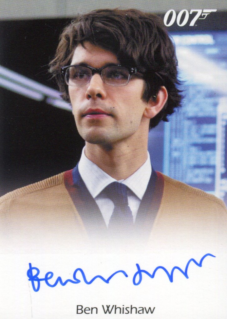 James Bond Classics 2016 Ben Whishaw Autograph Card   - TvMovieCards.com