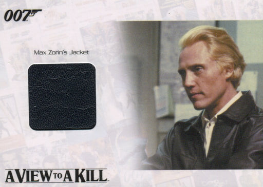 James Bond Archives 2014 Edition Max Zorin's Jacket Relic Card JBR33 #285/400   - TvMovieCards.com