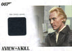 James Bond Archives 2014 Edition Max Zorin's Jacket Relic Card JBR33 #400/400   - TvMovieCards.com