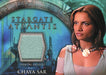 Stargate Atlantis Season One Chaya Sar Costume Card   - TvMovieCards.com