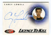 James Bond A45 The Quotable James Bond Carey Lowell Autograph Card   - TvMovieCards.com