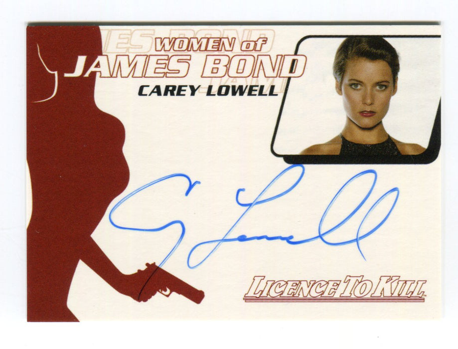 James Bond The Quotable James Bond Carey Lowell Autograph Card WA21   - TvMovieCards.com