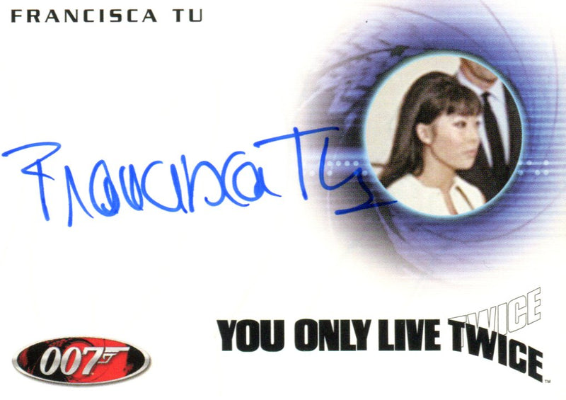 James Bond 50th Anniversary Series One Francisca Tu Autograph Card A171   - TvMovieCards.com