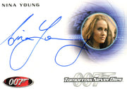 James Bond 50th Anniversary Series Two Nina Young Autograph Card A172   - TvMovieCards.com