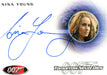James Bond 50th Anniversary Series Two Nina Young Autograph Card A172   - TvMovieCards.com