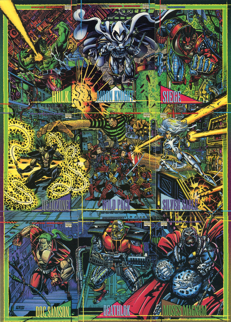 Marvel Universe 1993 Skybox 180 Base Trading Card Set   - TvMovieCards.com