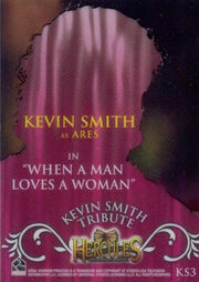 Xena Beauty and Brawn Kevin Smith Tribute Cell Chase Card KS3   - TvMovieCards.com