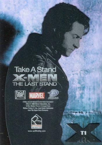 X-Men: The Last Stand Movie Take a Stand Clear Card Chase Card T1   - TvMovieCards.com