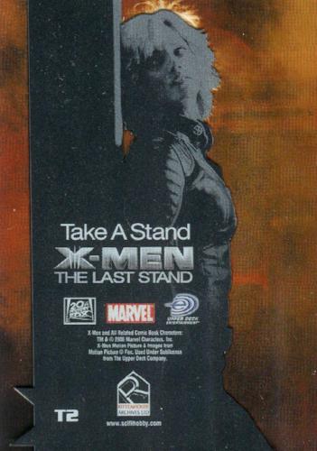X-Men: The Last Stand Movie Take a Stand Clear Card Chase Card T2   - TvMovieCards.com