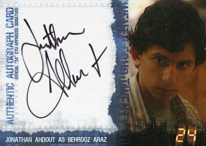 24 Twenty Four Season 4 Jonathan Ahdout as Behrooz Araz Autograph 