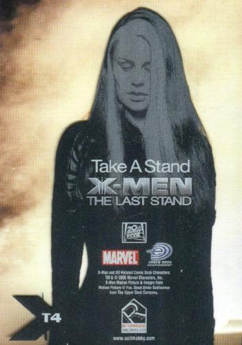 X-Men: The Last Stand Movie Take a Stand Clear Card Chase Card T4   - TvMovieCards.com