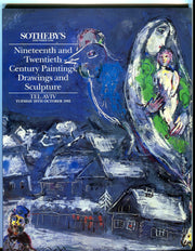Sothebys Auction Catalog Oct 20 1992 19th 20th Century Paintings Drawings Sculpt   - TvMovieCards.com