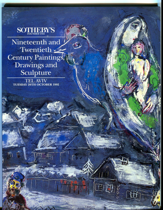 Sothebys Auction Catalog Oct 20 1992 19th 20th Century Paintings Drawings Sculpt   - TvMovieCards.com