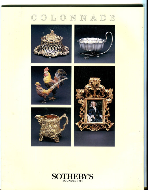 Sothebys Auction Catalog Oct 17 1992 European Decorative Arts 14-20th Century   - TvMovieCards.com