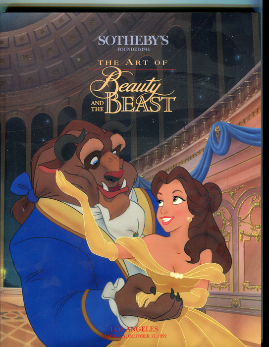 Sothebys Auction Catalog Oct 1992 Disney Animation Art of Beauty and the Beast   - TvMovieCards.com