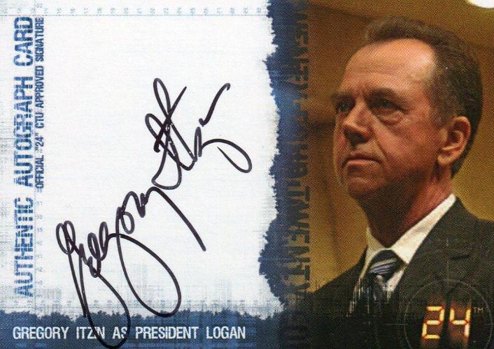 24 Twenty Four Season 4 Gregory Itzin Autograph Card   - TvMovieCards.com