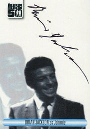 Avengers TV 50th Anniversary Brian Jackson as Johnnie Autograph Card AVBJ   - TvMovieCards.com