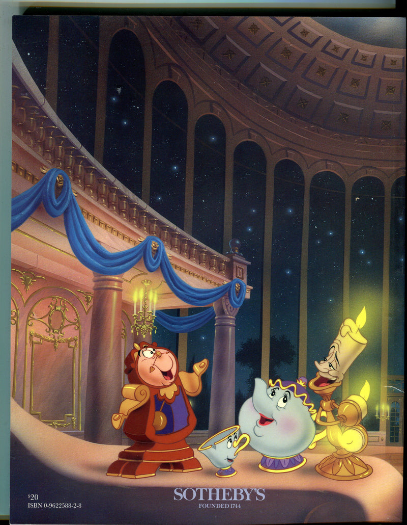 Sothebys Auction Catalog Oct 1992 Disney Animation Art of Beauty and the Beast   - TvMovieCards.com