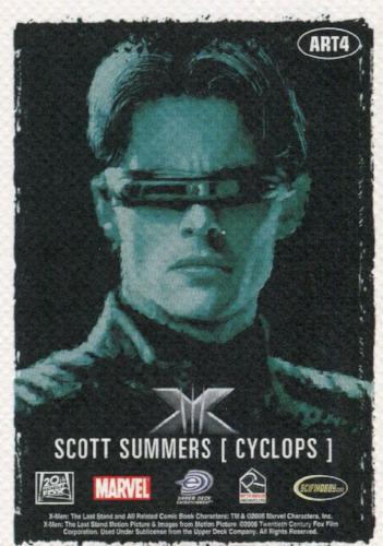 X-Men: The Last Stand Movie Art & Images of the X-Men Chase Card ART4   - TvMovieCards.com