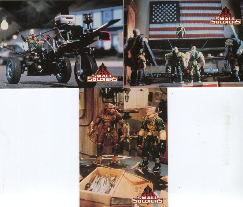 Small Soldiers Movie Promo Card Set P1 P2 P3 Inkworks 1998   - TvMovieCards.com