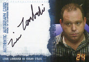 24 Twenty Four Season 4 Louis Lombardi as Edgar Stiles Autograph Card   - TvMovieCards.com