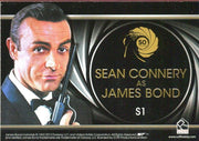 James Bond 50th Anniversary Series One Sean Connery Shadowbox Chase Card S1   - TvMovieCards.com