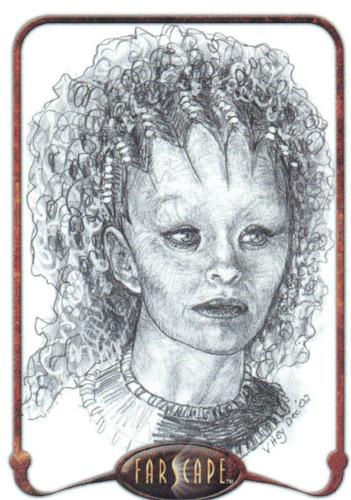 Farscape Season 4 Virginia Hey Art Rittenhouse Rewards Chase Card XI0 Jool   - TvMovieCards.com