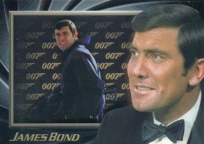 James Bond 50th Anniversary Series One George Lazenby Shadowbox Chase Card S2   - TvMovieCards.com