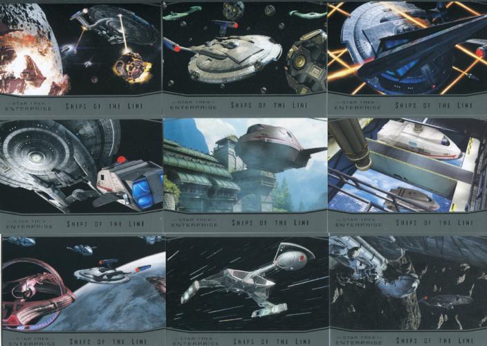 Star Trek 2018 Enterprise Archives Series 1 Ships of the Line Chase Card Set   - TvMovieCards.com