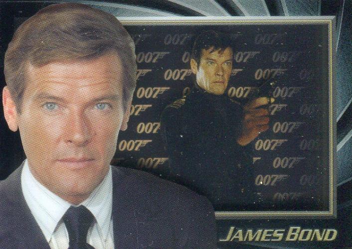 James Bond 50th Anniversary Series One Roger Moore Shadowbox Chase Card S3   - TvMovieCards.com