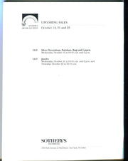 Sothebys Auction Catalog Oct 9 1992 Modern & Contemporary Paintings Drawings   - TvMovieCards.com