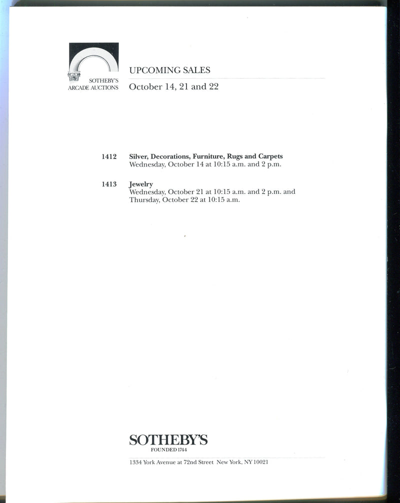 Sothebys Auction Catalog Oct 9 1992 Modern & Contemporary Paintings Drawings   - TvMovieCards.com