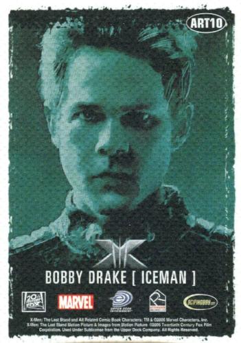 X-Men The Last Stand Movie Rittenhouse Rewards Chase Card ART10 Iceman   - TvMovieCards.com