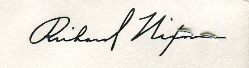 Original Signature Letter President Richard Nixon January 27, 1978   - TvMovieCards.com