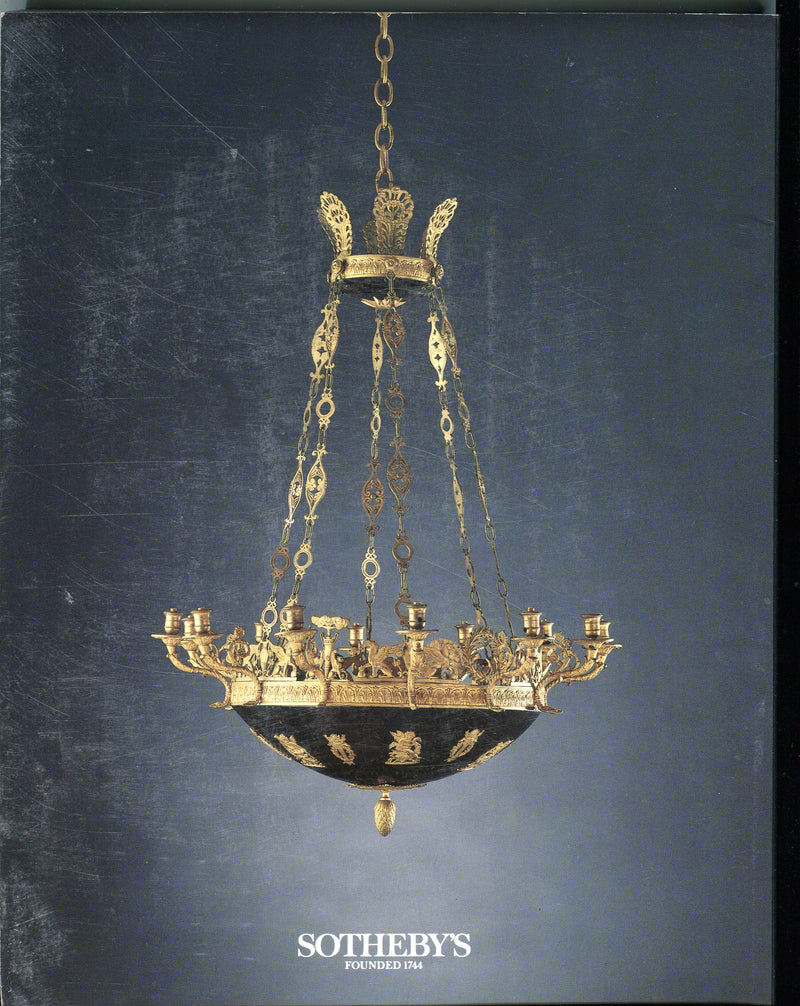 Sothebys Auction Catalog Nov 25 1992 Feine Mobel, Uhren and Zierstucke   - TvMovieCards.com