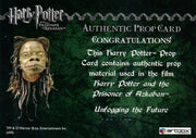 Harry Potter Prisoner Azkaban Update Unfogging Book Prop Card HP #822/930   - TvMovieCards.com