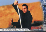 Highlander Complete Base Card Set 129 Cards   - TvMovieCards.com