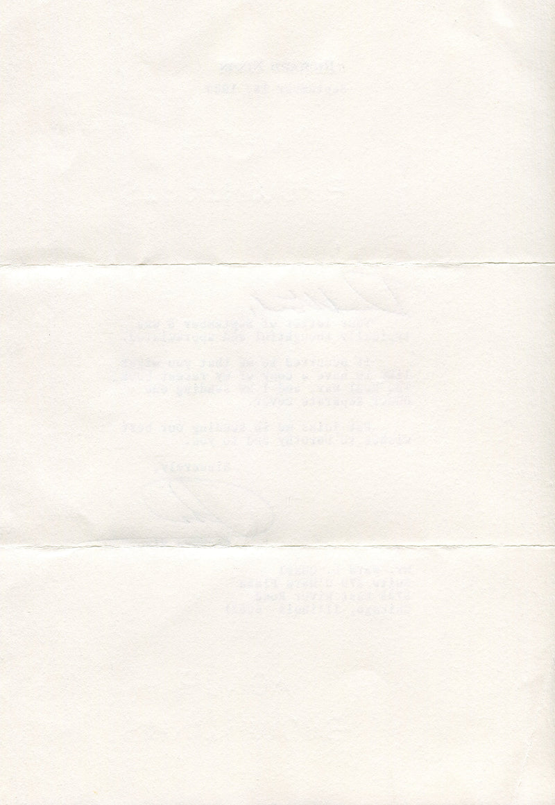 Original Signature Letter President Richard Nixon September 18, 1980   - TvMovieCards.com