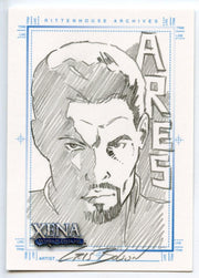 Xena Art & Images Sketch Card by Cris Bolson Ares   - TvMovieCards.com