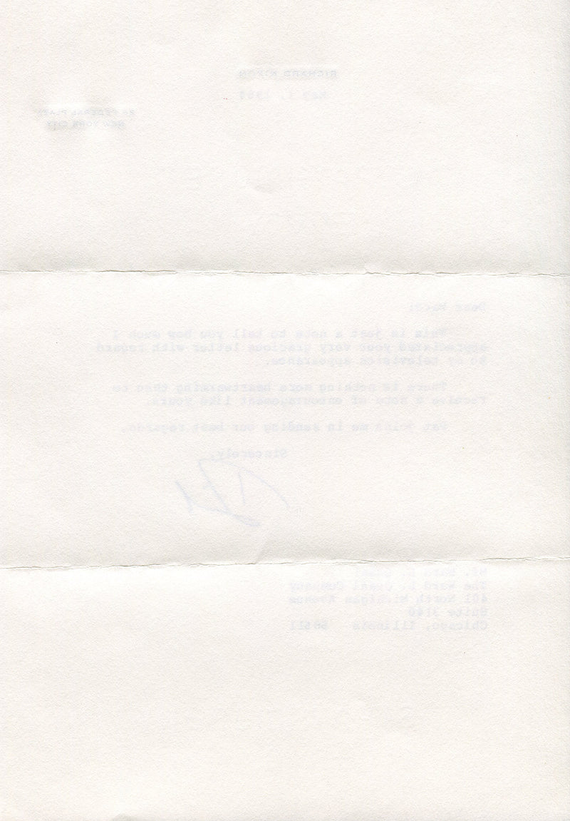 Original Signature Letter President Richard Nixon May 1, 1984   - TvMovieCards.com
