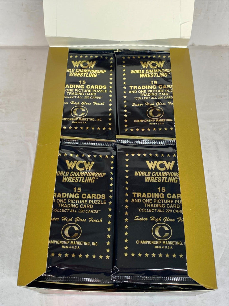 WCW World Championship Wrestling Trading Card Box 36 Packs 1991   - TvMovieCards.com