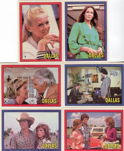 Dallas TV Show Vintage Card Set 56 Cards Donruss 1981   - TvMovieCards.com