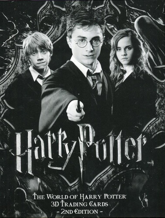 Harry Potter World of Harry Potter 3D 2nd Edition (B & W) Collector Card Album   - TvMovieCards.com