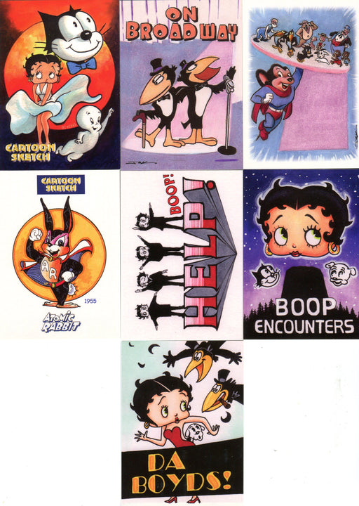Cartoon Art Sketch Art Promo Card Set 7 Cards Breygent 2010   - TvMovieCards.com