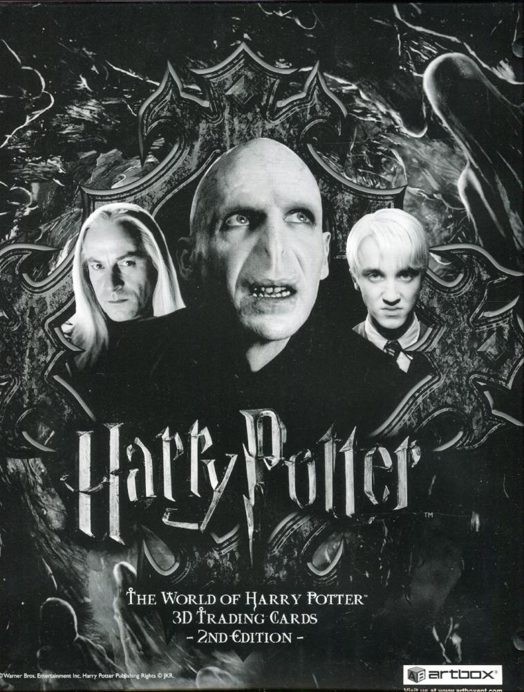 Harry Potter World of Harry Potter 3D 2nd Edition (B & W) Collector Card Album   - TvMovieCards.com