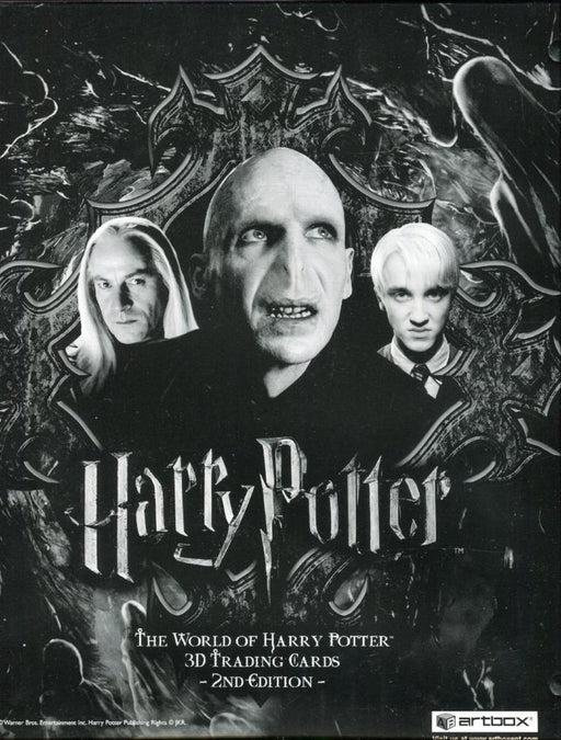 Harry Potter World of Harry Potter 3D 2nd Edition (B & W) Collector Card Album   - TvMovieCards.com