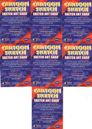 Cartoon Art Sketch Art Promo Card Set 7 Cards Breygent 2010   - TvMovieCards.com