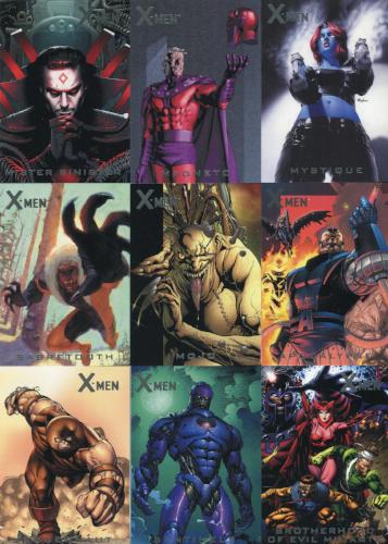 X-Men Archives Nemesis Chase Card Set N1 thru N9   - TvMovieCards.com