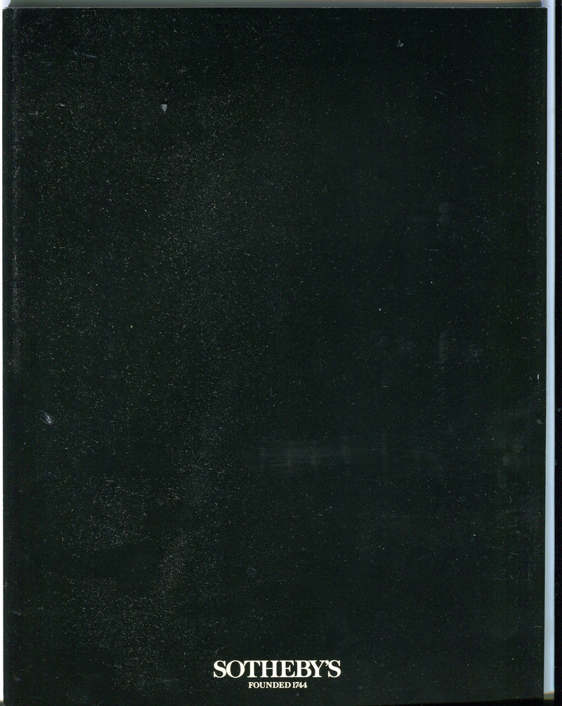 Sothebys Auction Catalog Nov 17 1992 Contemporary Art Raymond J Learsy   - TvMovieCards.com