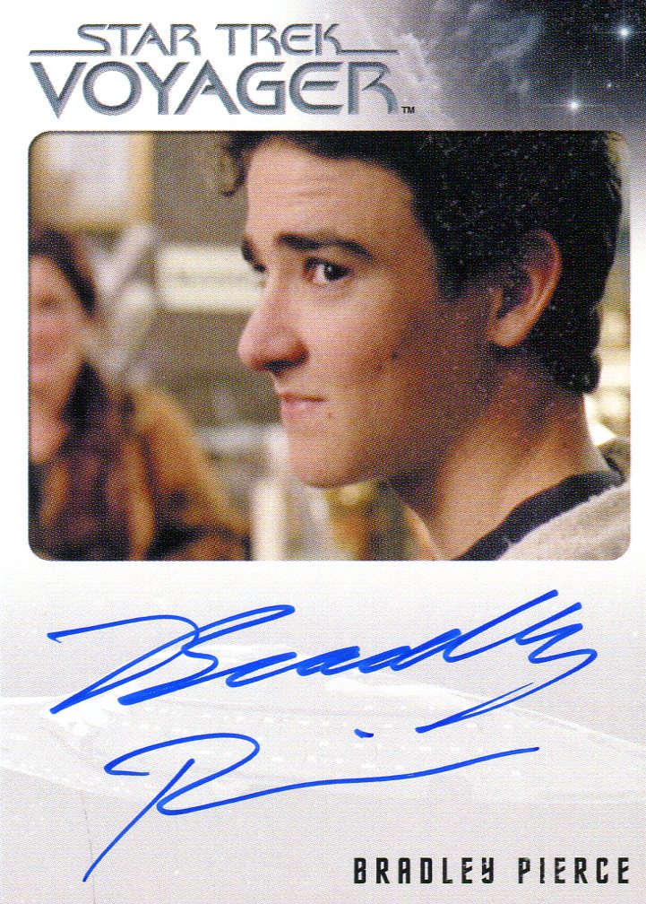 Star Trek Voyager Heroes Villains Autograph Bradley Pierce as Jason Janeway   - TvMovieCards.com